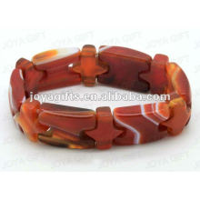 Bracelet croisé en agate